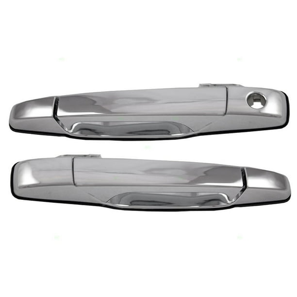 New Pair Set Outside Rear Chrome Door Handle Chevy GMC Pickup Truck Cadillac SUV